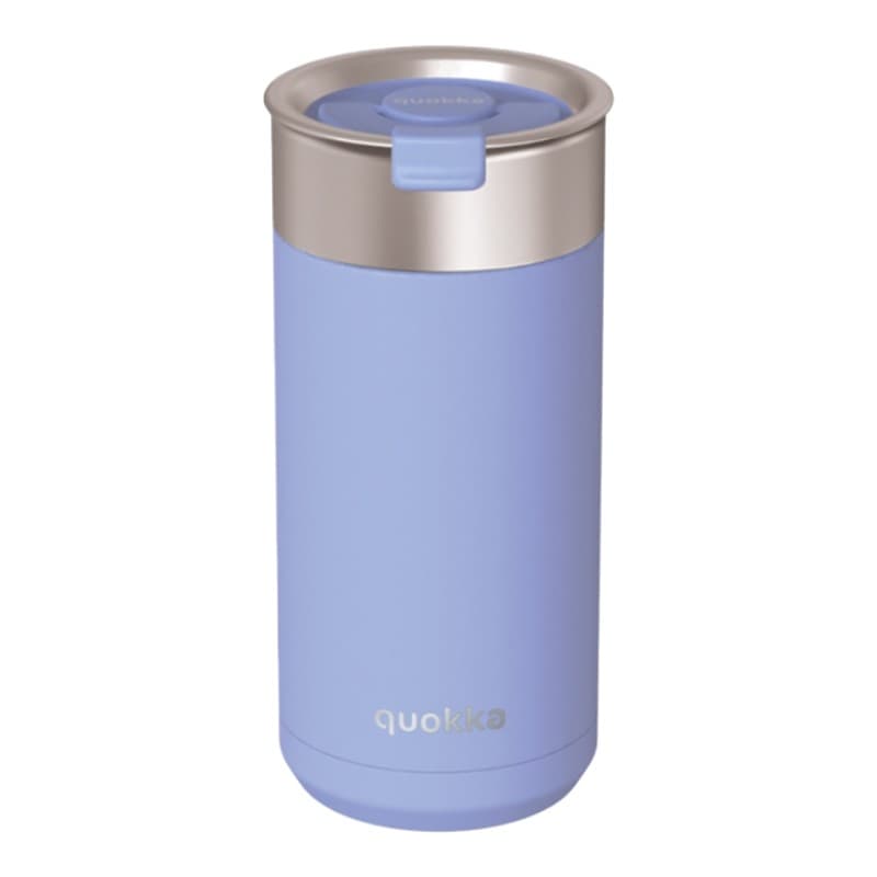 Quokka Boost Coffee Tumbler - Stainless Steel Thermal Mug with Infuser 400ml (Denim Blue)