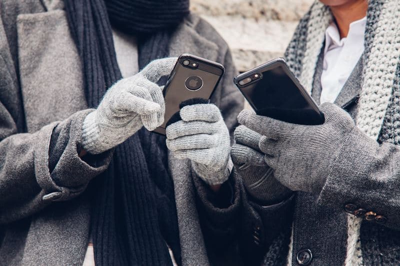 Moshi Digits - Touch Screen Gloves L/XL (Dark Gray) 6