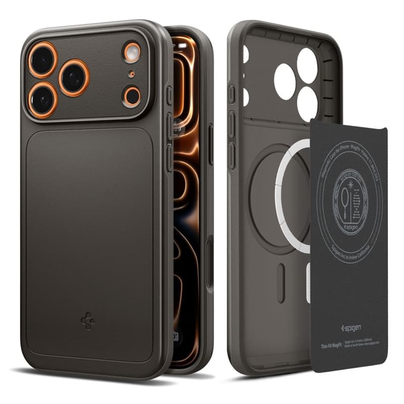 Spigen Thin Fit Mag MagSafe - Case for iPhone 17 Pro Max (Gunmetal) 2