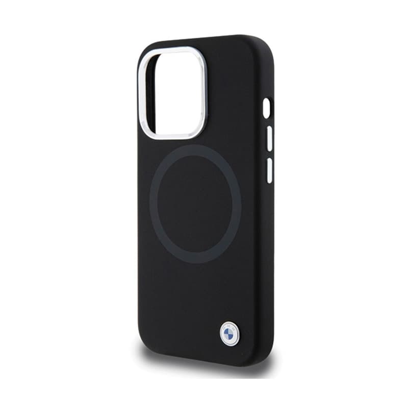 BMW Signature Liquid Silicone MagSafe - Case for iPhone 15 Pro (Black) 6