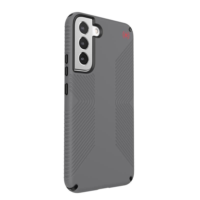 Speck Presidio2 Grip - Case for Samsung Galaxy S22+ with MICROBAN (Graphite Grey/Black 4