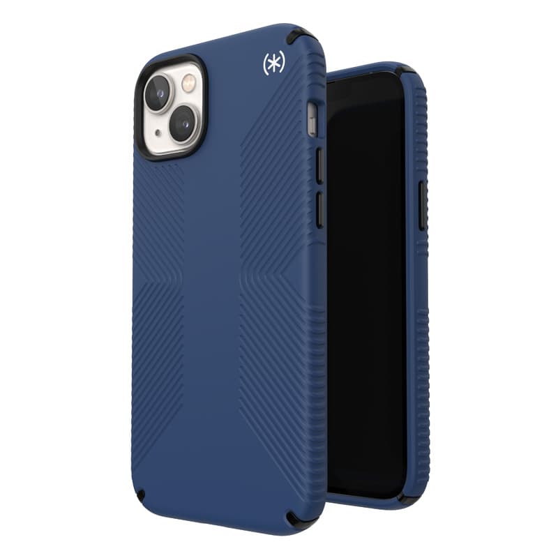 Speck Presidio2 Grip Magsafe - iPhone 15 Plus / iPhone 14 Plus Case (Coastal Blue / Black / White) 1