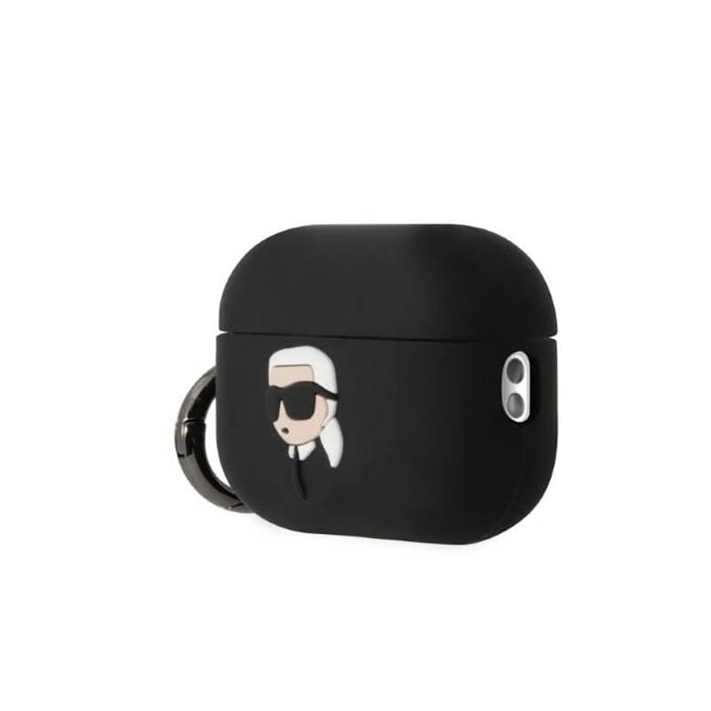 Karl Lagerfeld Silicone NFT Karl Head 3D - AirPods Pro 2 Case (black) 3