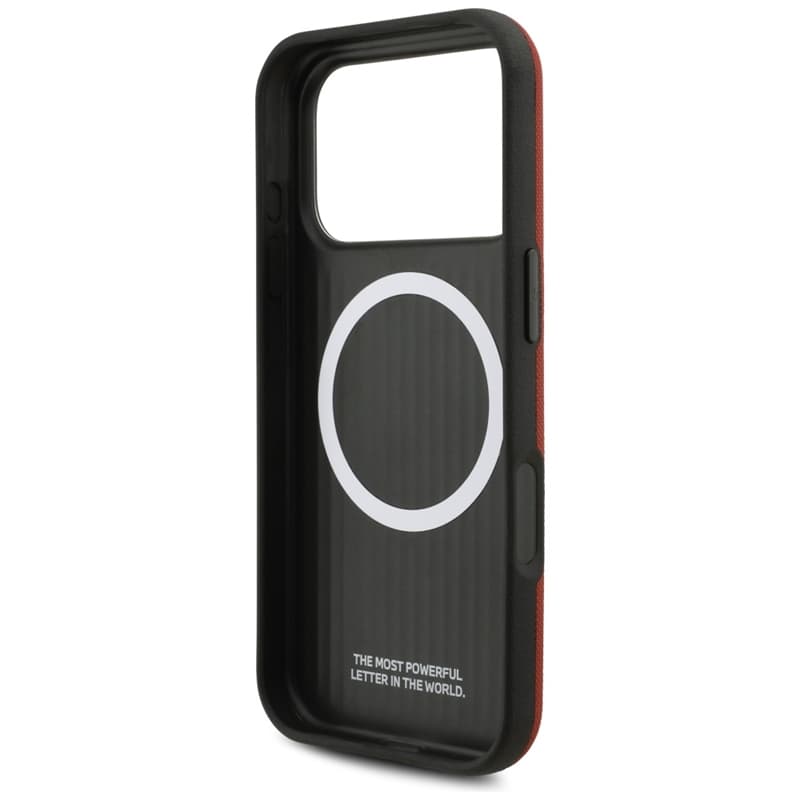 BMW M FW Metal Logo MagSafe - Case iPhone 17 Pro (red) 7