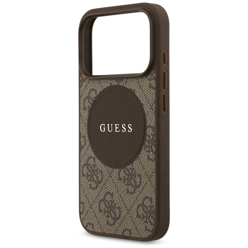 Guess 4G Circle Classic Logo MagSafe – Case iPhone 17 Pro (Brown) 6