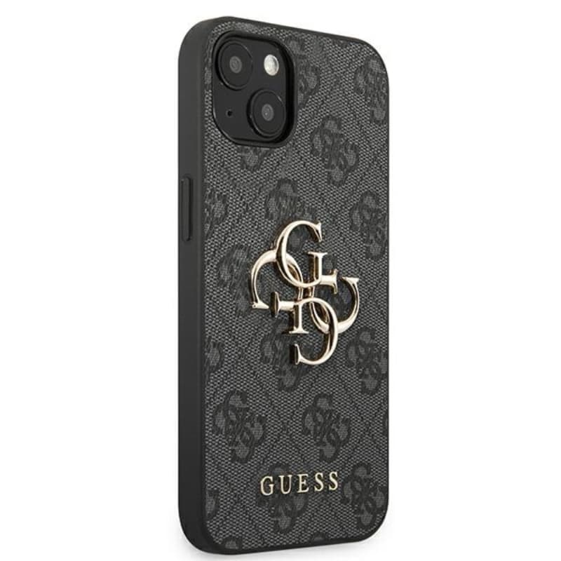 Guess 4G Big Metal Logo - Case for iPhone 13 (Grey) 4