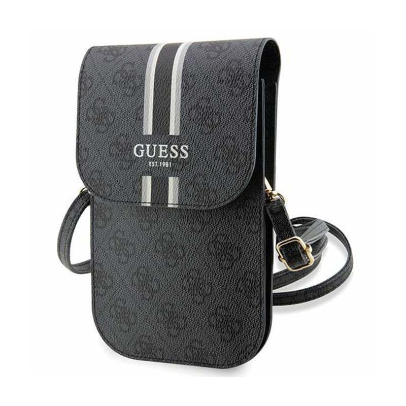 Guess 4G Stripes - Crossbody phone bag (black) 1