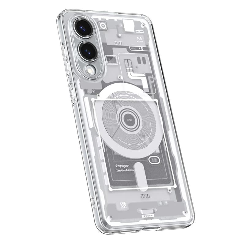 Spigen Ultra Hybrid Mag MagSafe - Case for Samsung Galaxy S25 Edge (Zero One White) 7