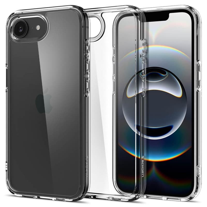 Spigen Ultra Hybrid - Case for iPhone 17e / 16e (Clear) 1