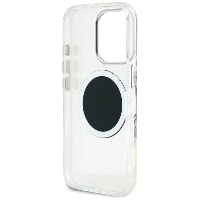 Guess IML Metal Colored Circle Classic Logo MagSafe - Case for iPhone 16 Pro (black) 7