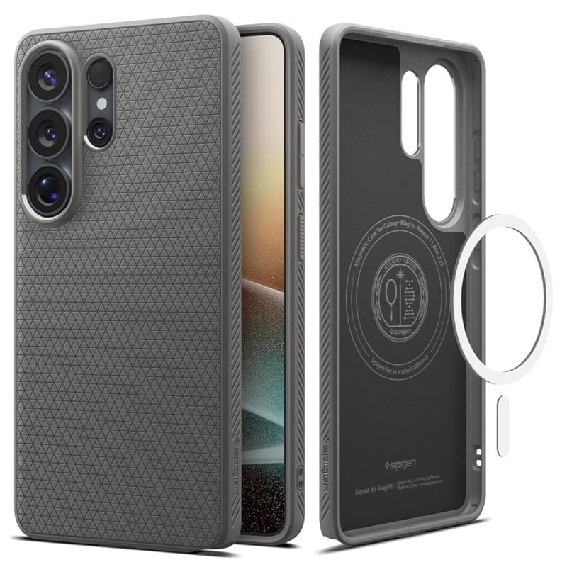 Spigen Liquid Air Mag MagSafe - Case for Samsung Galaxy S26 Ultra (Marble Gray) 2