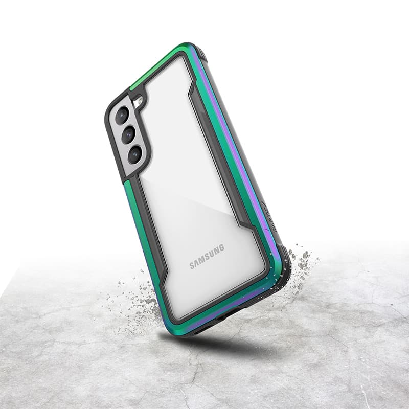 X-Doria Raptic Shield Pro - Case for Samsung Galaxy S22 5G (Antimicrobial Protection) (Iridescent) 2