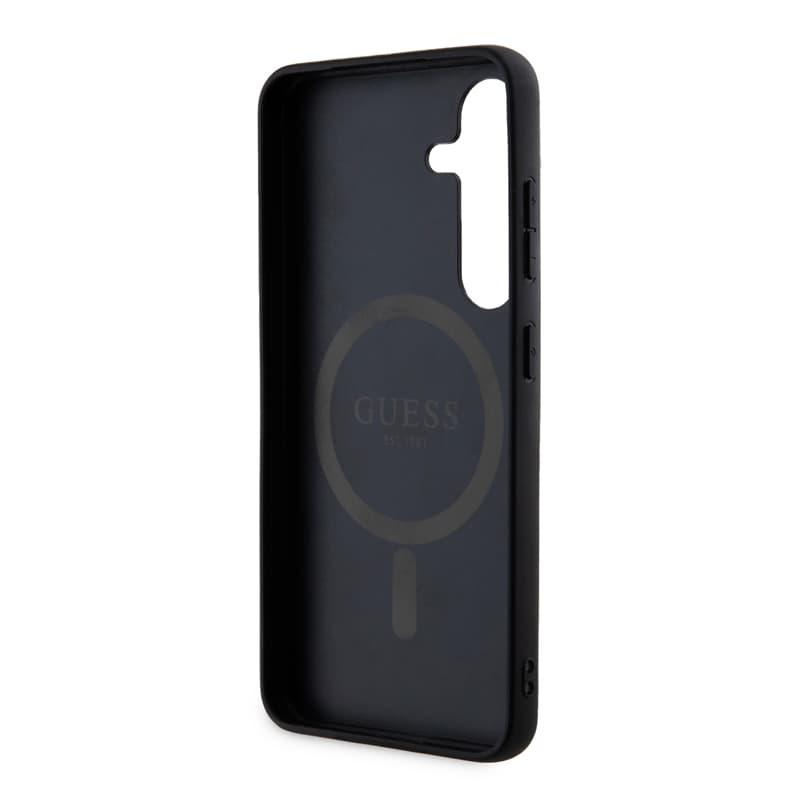 Guess 4G Collection Leather Metal Logo MagSafe - Case Samsung Galaxy S24 (Pink) 7