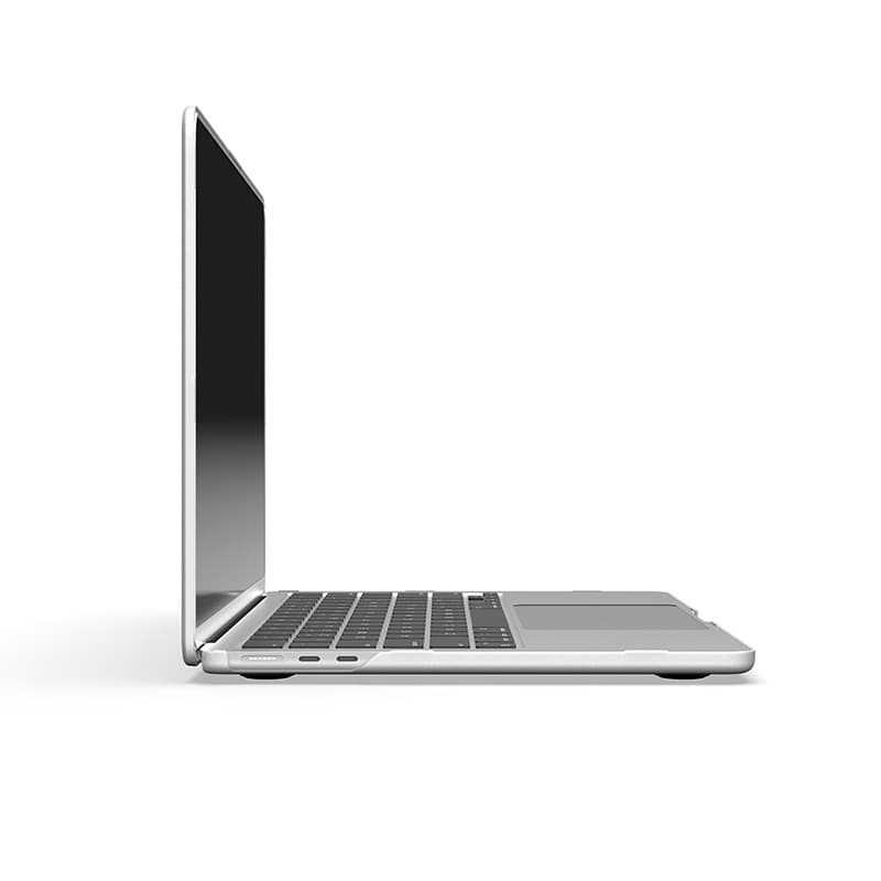 Moshi iGlaze - Hardshell Case for MacBook Air 13.6" M4 (2025) / M3 (2024) / M2 (2022) (Stealth Clear) 2