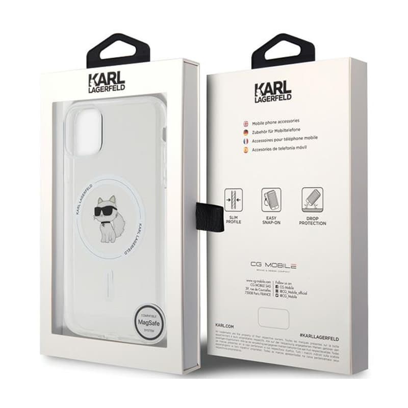 Karl Lagerfeld IML Choupette MagSafe - Case for iPhone 11 (Transparent) 8