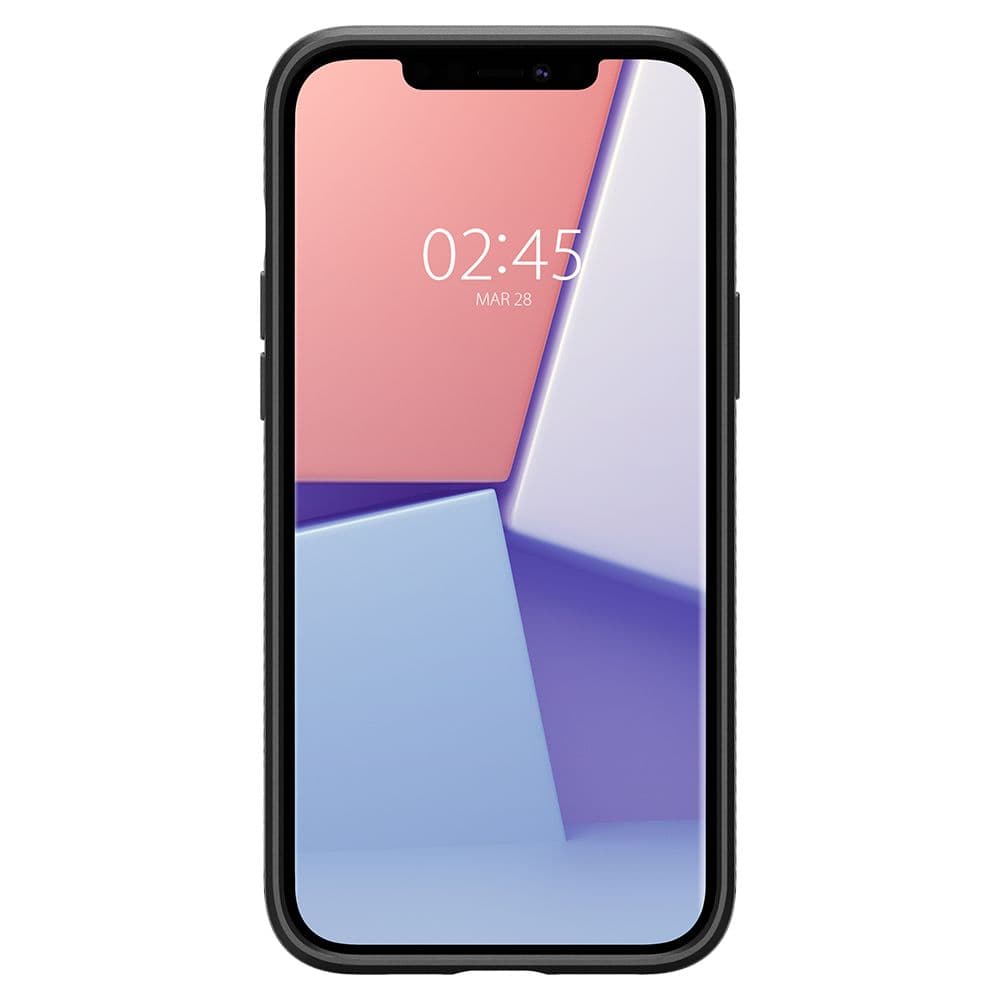 Spigen Liquid Air - Case for iPhone 12 Pro / iPhone 12 (Black) 6
