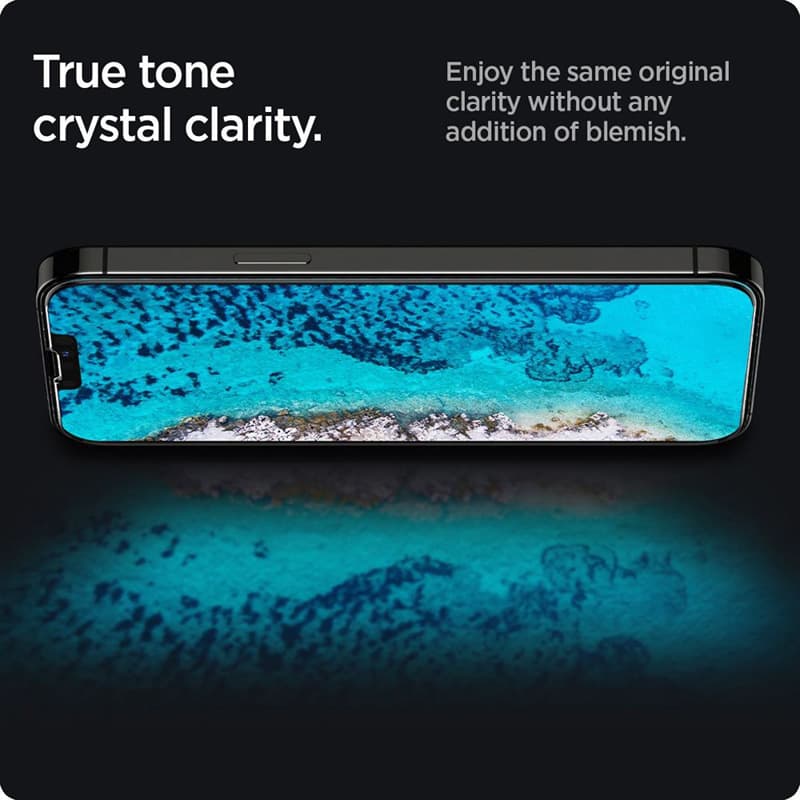 Spigen Glas.TR Slim - Tempered glass with privacy filter for iPhone 14 / iPhone 13 Pro / iPhone 13 4
