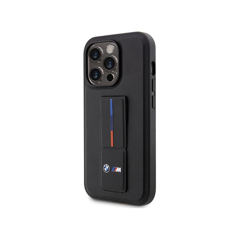 BMW Grip Stand Hot Stamp - Case for iPhone 14 Pro Max (Black) 1