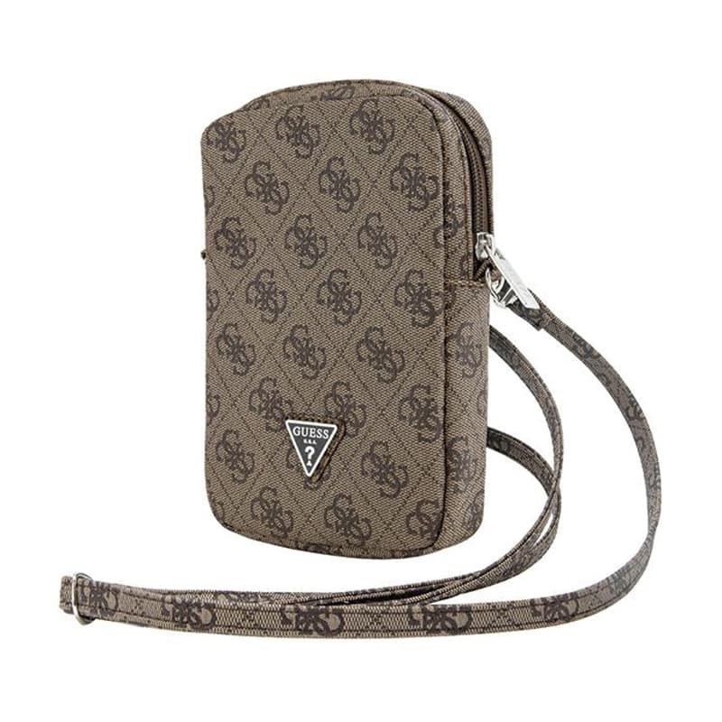 Guess Zip 4G Triangle - Phone bag (brown) 1