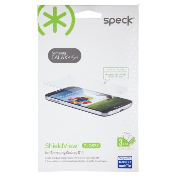 Speck ShieldView Glossy - Screen protector for Samsung Galaxy S4 (3 pcs) 2