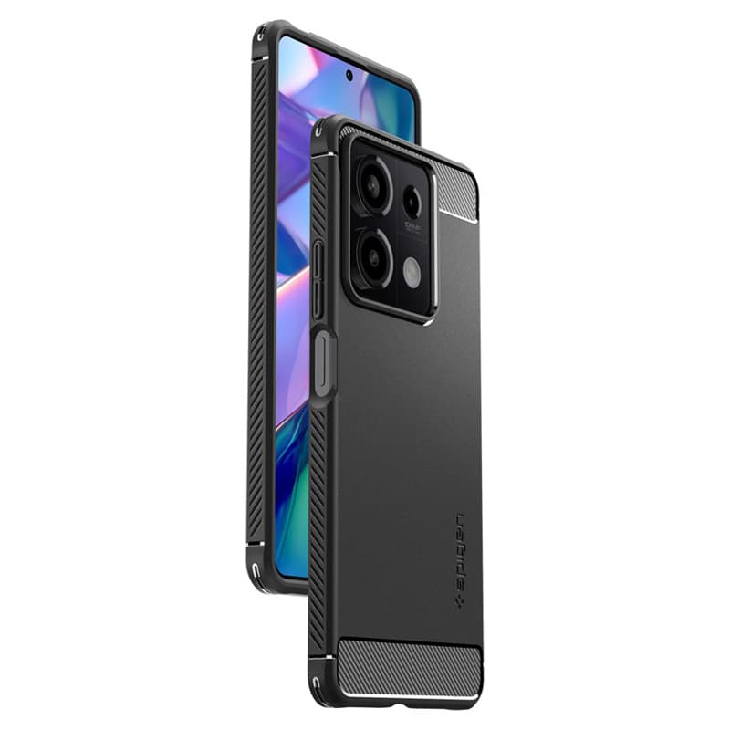 Spigen Rugged Armor - Case for Xiaomi Redmi Note 13 5G (Matte Black) 8