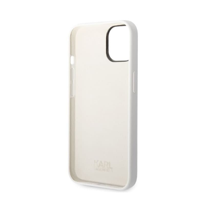 Karl Lagerfeld Silicone NFT Ikonik - Case for iPhone 14 Plus (White) 7