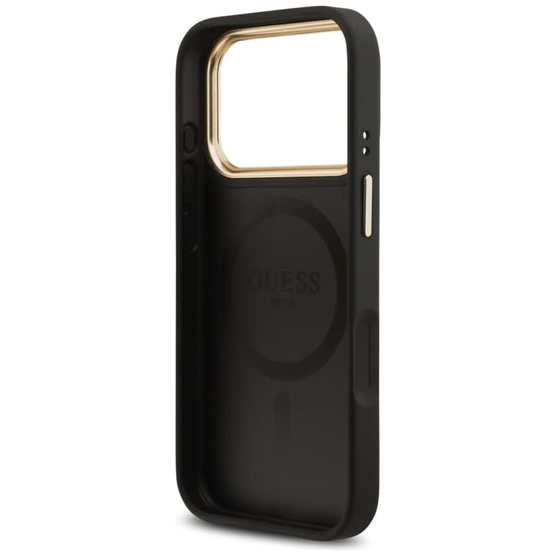 Guess Grained Strass Logo MagSafe - Case iPhone 17 Pro (black) 7