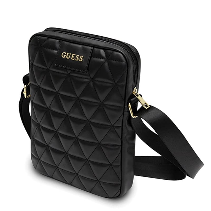 Guess Quilted Tablet Bag 10" (Black) 2