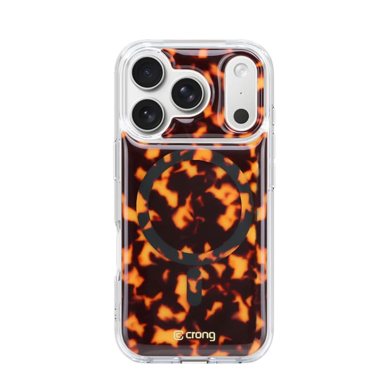 Crong Deluxe MAG Cover - iPhone 17 Pro MagSafe Case (Tortoise) 1