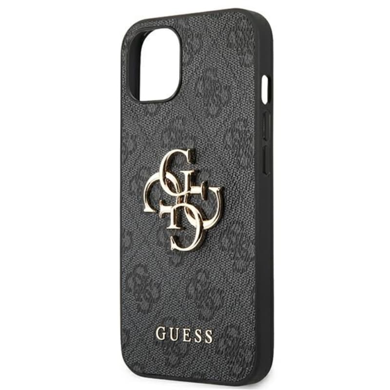 Guess 4G Big Metal Logo - Case for iPhone 13 (Grey) 6