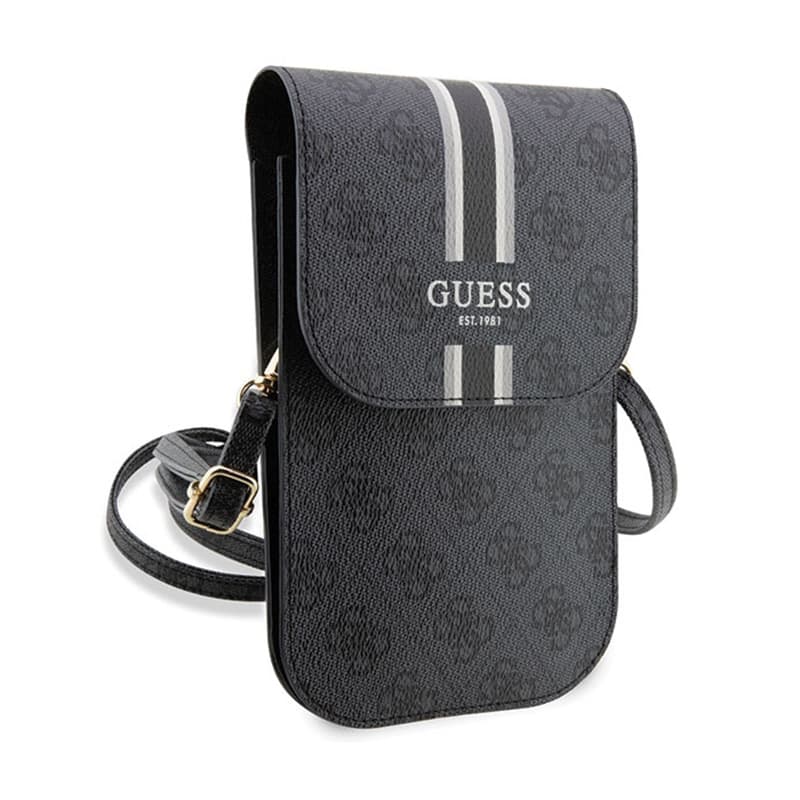 Guess 4G Stripes - Crossbody phone bag (black) 3