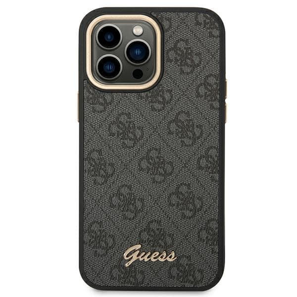 Guess 4G Metal Camera Outline Case - Case for iPhone 14 Pro Max (Black) 3