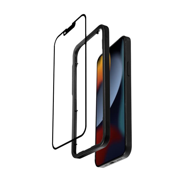 Crong Anti-Bacterial 3D Armor Glass – 9H tempered glass for the entire iPhone 13 mini screen + installation frame 4