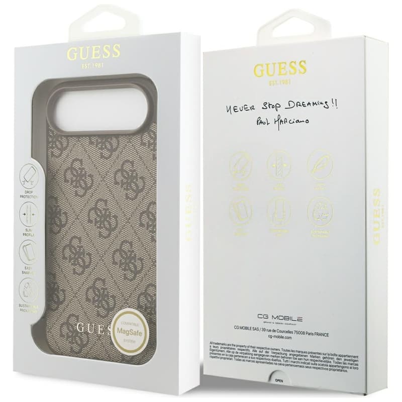Guess 4G Charms Collection MagSafe - iPhone Air Case (Brown) 7