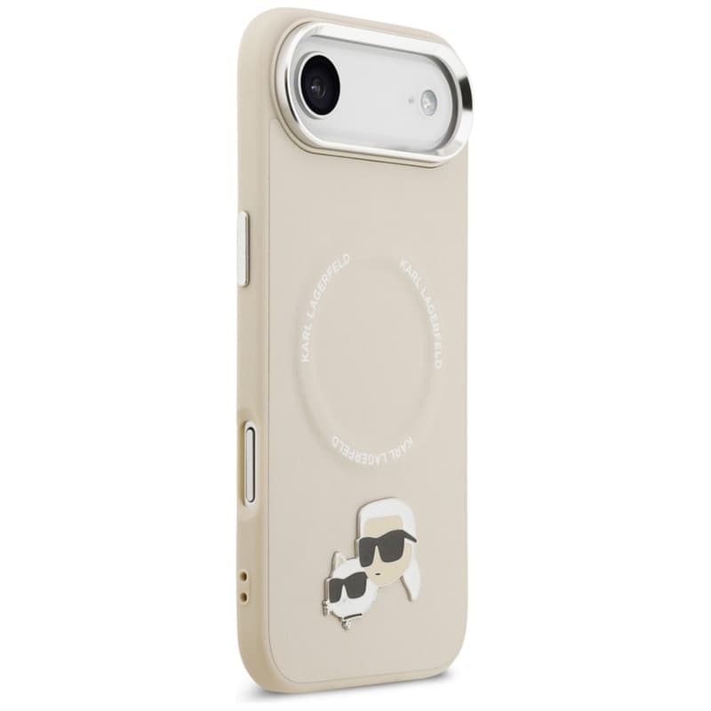 Karl Lagerfeld Karl & Choupette Pins MagSafe - Case iPhone Air (beige) 4