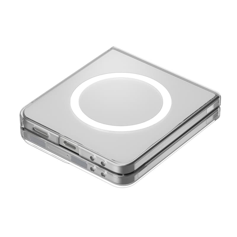 Spigen Airskin Mag MagSafe - Case for Samsung Galaxy Z Flip 7 (Clear/White) 7