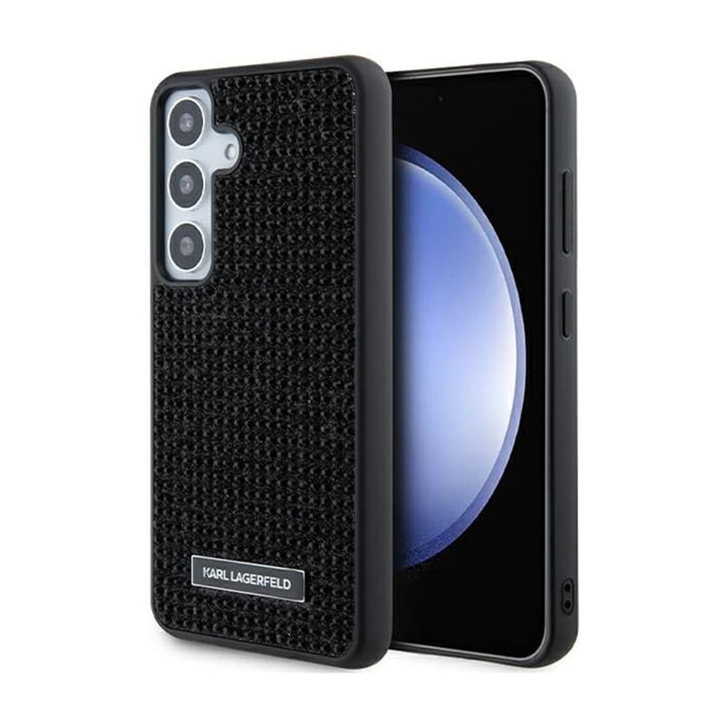 Karl Lagerfeld Rhinestone Metal Logo - Case for Samsung Galaxy S24+ (black) 1