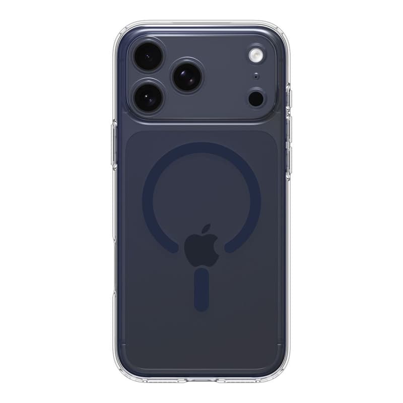 Spigen Ultra Hybrid Mag MagSafe - Case for iPhone 17 Pro (Clear/Deep Blue) 2