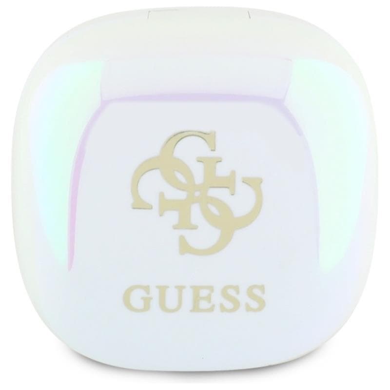 Guess 4G Printed Logo - Bluetooth TWS Headphones + Charging Case (White) 2