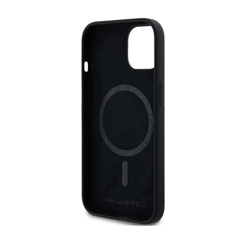 Karl Lagerfeld Silicone Choupette Head MagSafe - iPhone 15 Plus / 14 Plus Case (black) 7