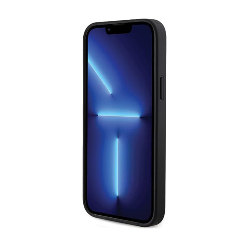 Guess 4G Triangle Metal Logo - Case for iPhone 14 Pro (Black) 5