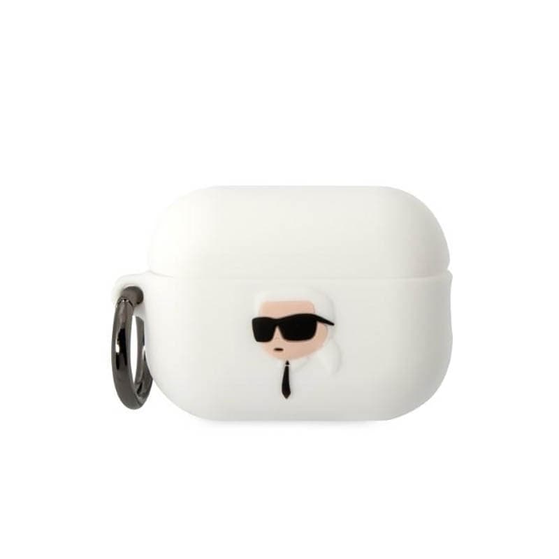 Karl Lagerfeld Silicone NFT Karl Head 3D - AirPods Pro 2 Case (white) 1