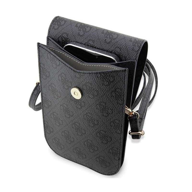 Guess 4G Stripes - Crossbody phone bag (black) 4