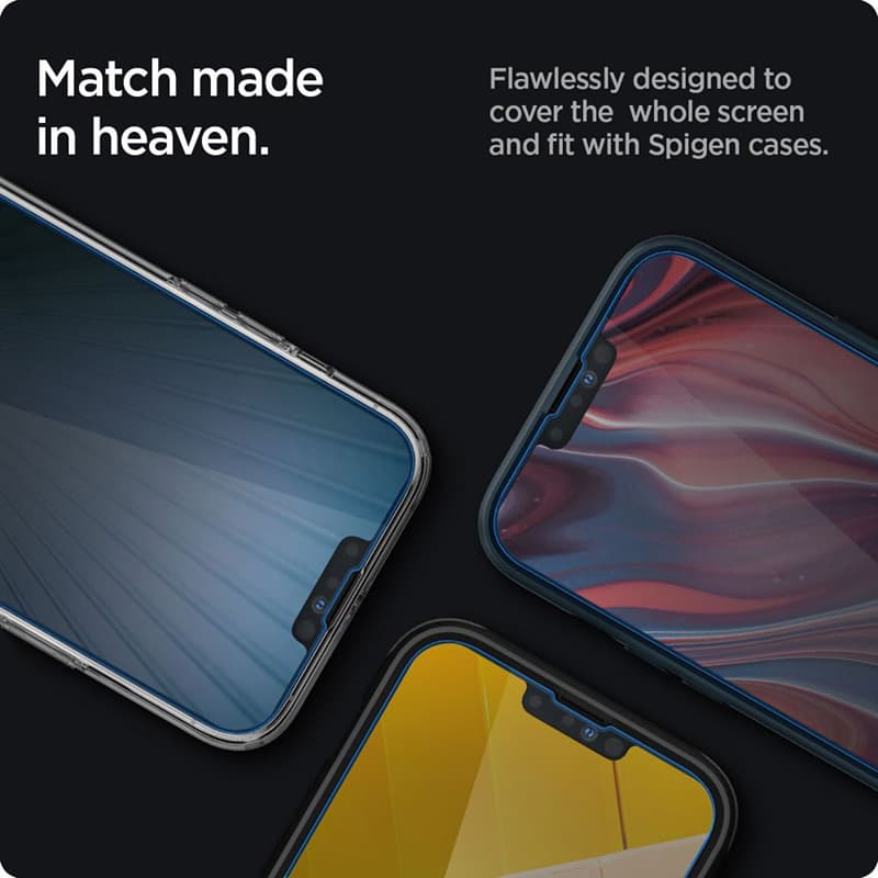 Spigen Glas.TR Slim - Tempered glass with privacy filter for iPhone 14 / iPhone 13 Pro / iPhone 13 5
