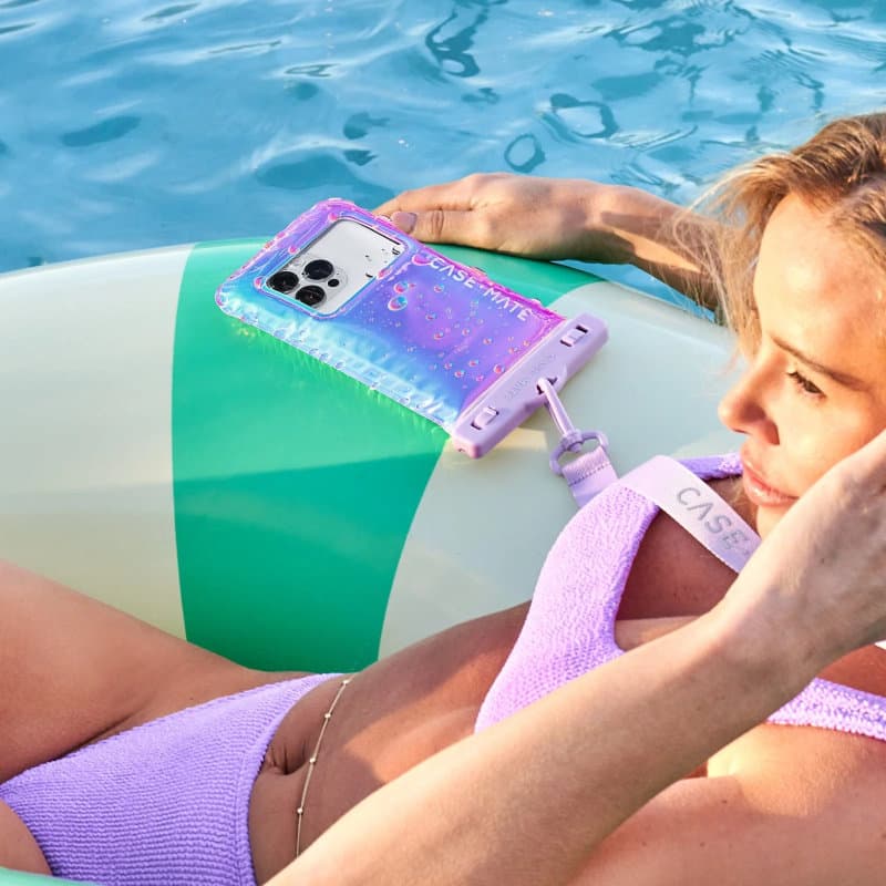 Case-Mate Waterproof Floating Pouch - Waterproof Smartphone Case (Soap Bubble) 8