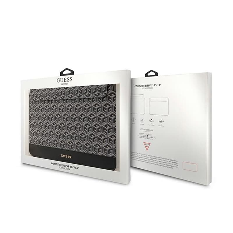Guess GCube Stripes Computer Sleeve - 14" Notebook Case (Black) 4