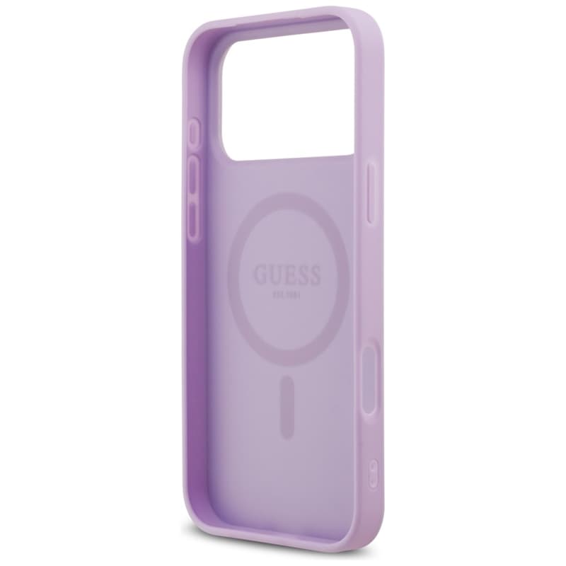 Guess Grained Ring MagSafe - Case iPhone 17 Pro Max (purple) 7
