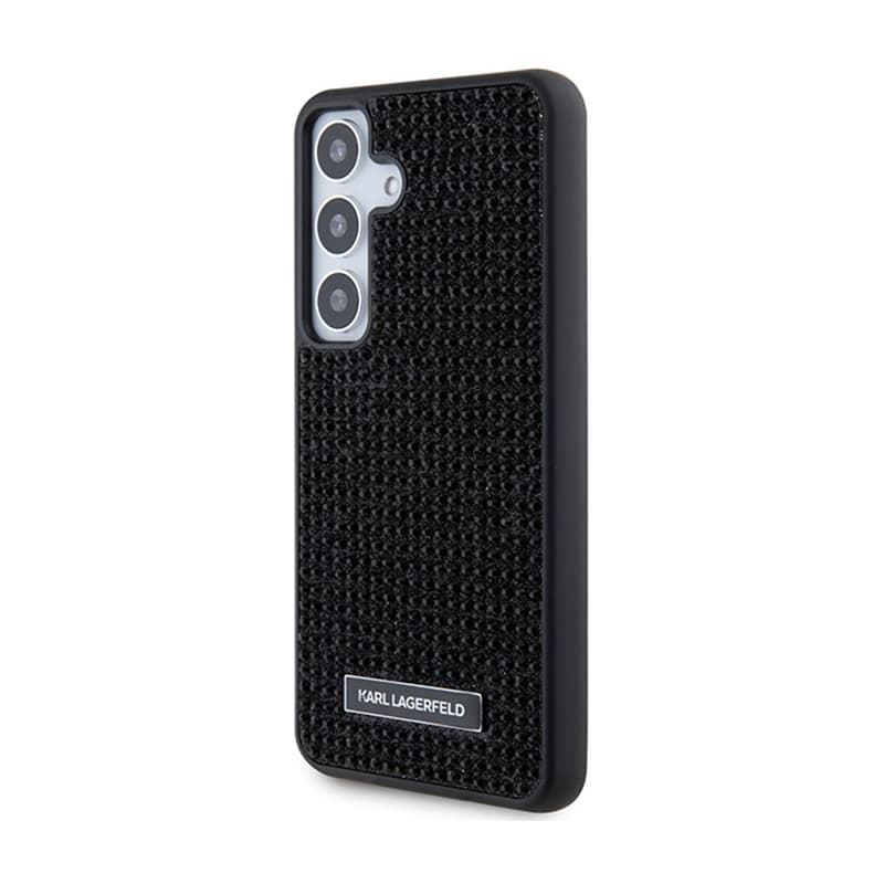 Karl Lagerfeld Rhinestone Metal Logo - Case for Samsung Galaxy S24+ (black) 2