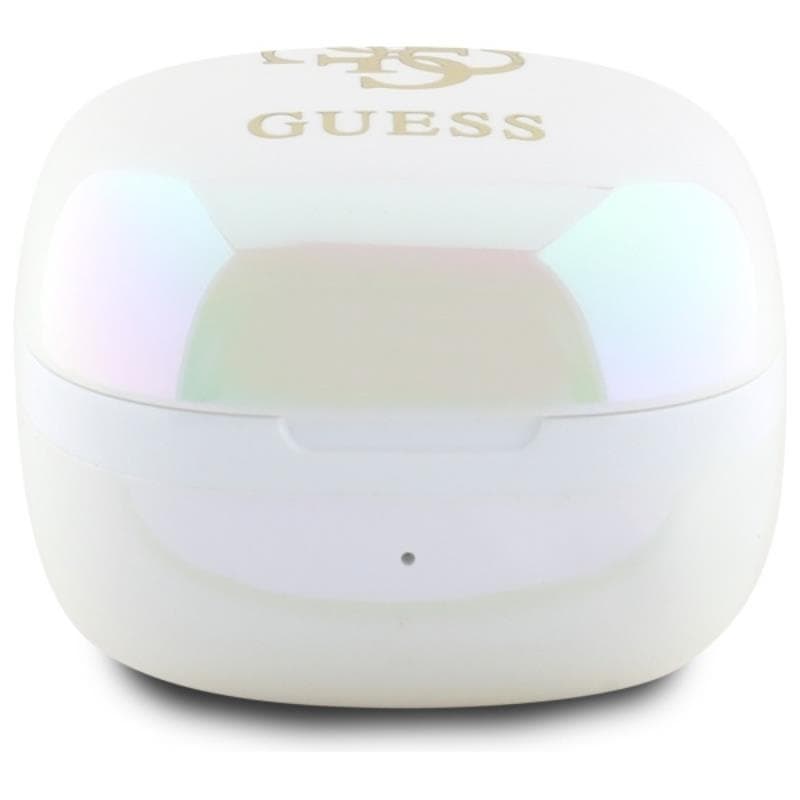 Guess 4G Printed Logo - Bluetooth TWS Headphones + Charging Case (White) 3