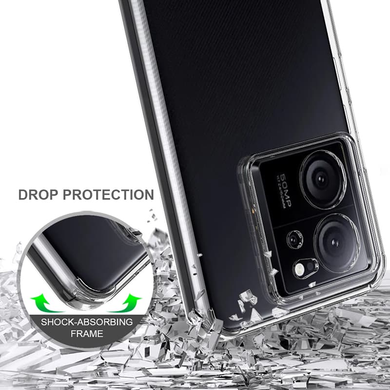 Crong Crystal Shield Cover - Xiaomi 13T / 13T Pro Case (Transparent) 5